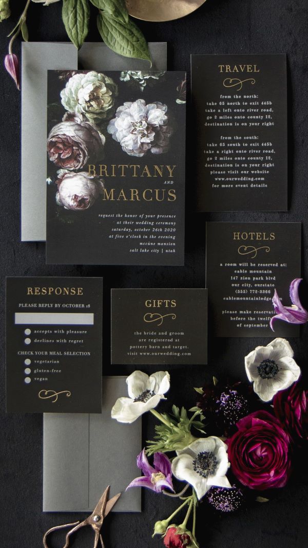 Dark-Moody-florals-wedding-invitation-suite