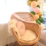 baby shower peacock chair