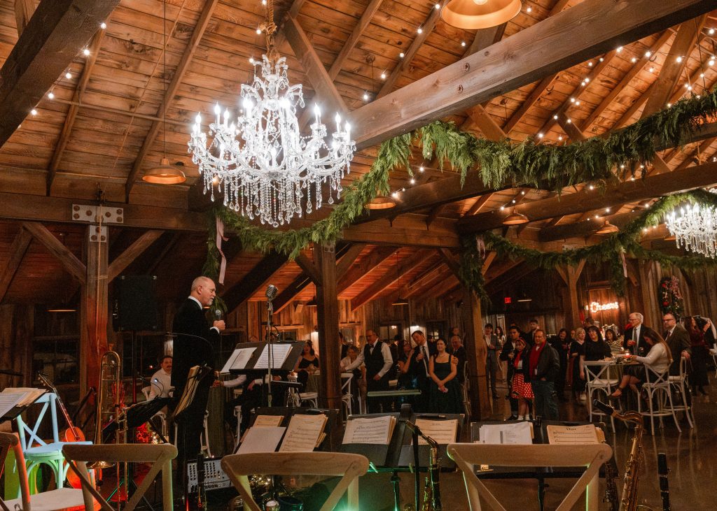 kelley farm event planner coordinator christmas live band vintage event design