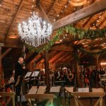 Vintage Christmas party at The Kelley Farm with live band and festive d&eacute;cor Bonney Lake
