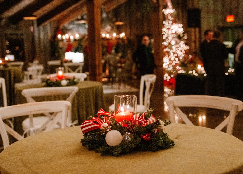 kelley farm event planner coordinator christmas wreath custom event design